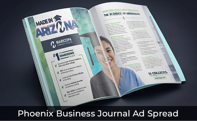Phoenix Business Journal Ad Spread
