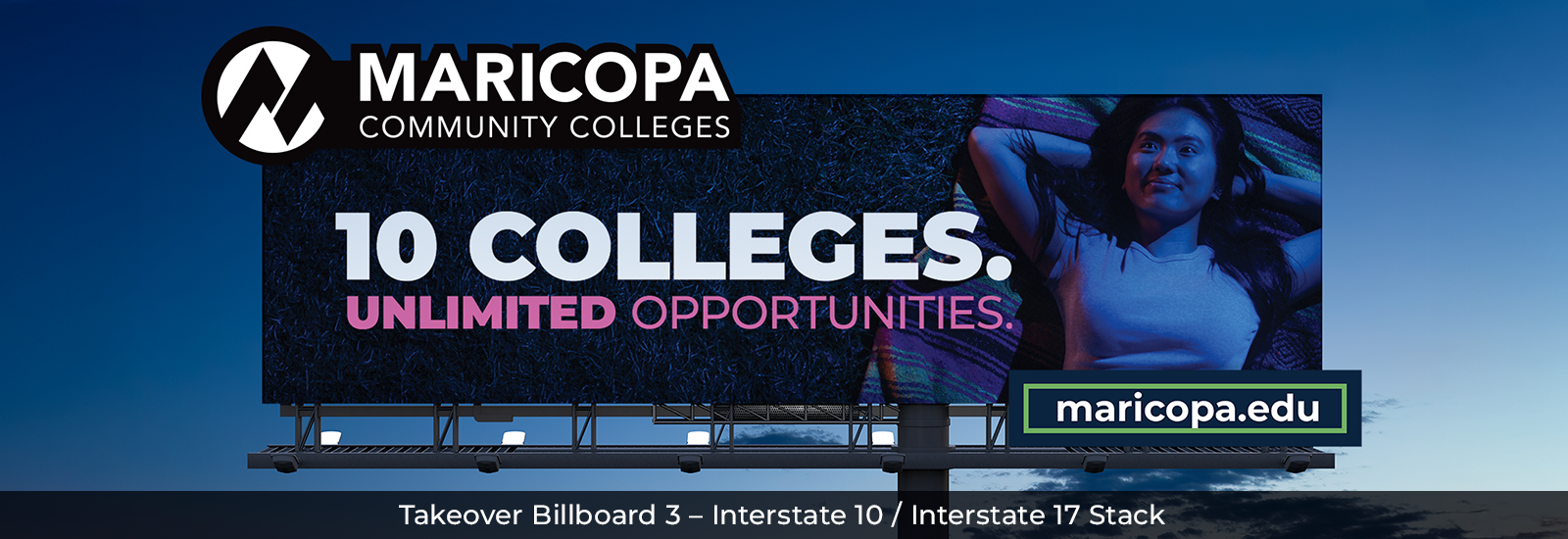 Takeover Billboard 3: Interstate 10 and Interstate 17 Stack